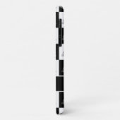 Weiße und schwarze Weihnachtsbäume Case-Mate iPhone Hülle (Hinten/Links)