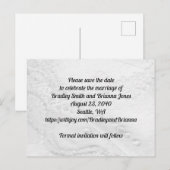 Weiße und silberne Spitzen und Perlen auf Satin Einladungspostkarte (Vorne/Hinten)