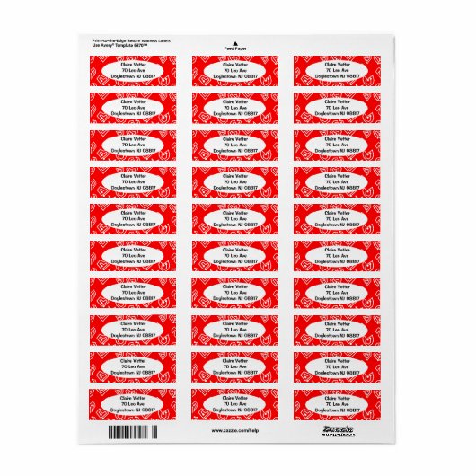 Weiße Valentinische Mazes (Vorne)