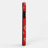 Weiße Valentinische Mazes Case-Mate iPhone Hülle (Hinten/Rechts)