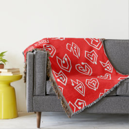 Weiße Valentinische Mazes Decke