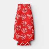 Weiße Valentinische Mazes Flaschenkühler (Vorderseite)