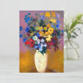 Weiße Vase mit Blume Odilon Redon Ankündigung (Stehend Vorderseite)