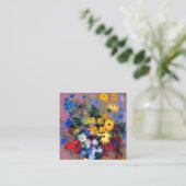 Weiße Vase mit Blume Odilon Redon Begleitkarte (Stehend Vorderseite)