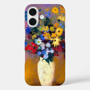 Weiße Vase mit Blume Odilon Redon iPhone 16 Hülle