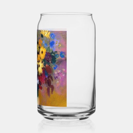 Weiße Vase mit Blume Odilon Redon Dosenglas (Links)