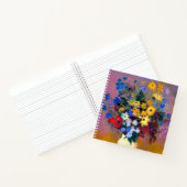 Weiße Vase mit Blume Odilon Redon Notizblock (Innenseite)