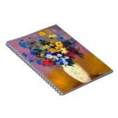 Weiße Vase mit Blume Odilon Redon Notizblock (Rechte Seite)
