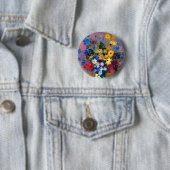 Weiße Vase mit Blumen Odilon Redon Button (Beispiel)