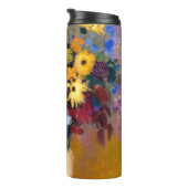 Weiße Vase mit Blumen Odilon Redon Thermosbecher (Nach rechts gedreht)
