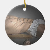 weiße Verzierung der Memorandum-2-Sided Keramikornament (Vorne)