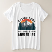 Weiße Vintage-Retro-Sommer-Abenteuer-Groß