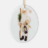 WEISSE VINTAGE SANTA CHRISTMAS ORNAMENT (Rechts)