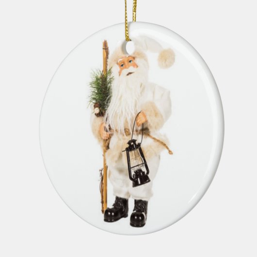 WEISSE VINTAGE SANTA CHRISTMAS ORNAMENT (Links)