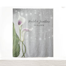 Weiße violette Calla-Lilien-Foto-Hintergrund-Tapet