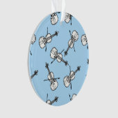 Weiße Violinen Ornament (Vorderseite)