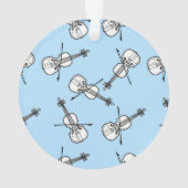 Weiße Violinen Ornament (Rückseite)