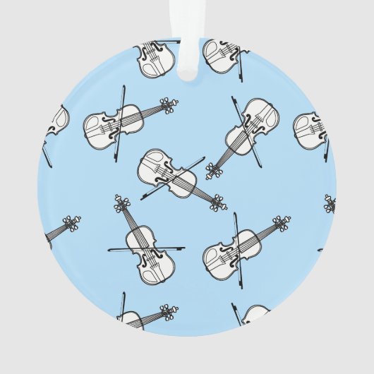 Weiße Violinen Ornament (Rückseite)