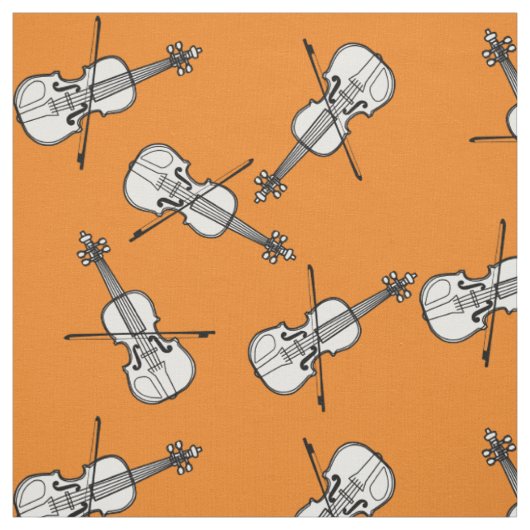 Weiße Violinen Stoff (Muster)