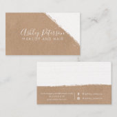 Weiße Visitenkarte (Vorne/Hinten)