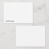 weiße Visitenkarte Telefonnummerkarte (Vorne/Hinten)