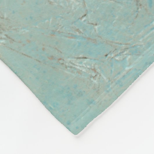 Weiße Vögel, die durch blauen Himmel fliegen Fleecedecke (Ecke)