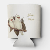 Weiße Vögel Hochzeit kann kühler Dosenkühler (Rückseite)