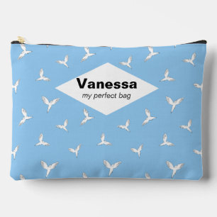 Weiße Vögel. Zubehörtasche