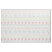 Weiße Vogelmuster, Punkte, Fußstapfen, Blume, Stoff (Fat Quarter (45,7 x 55,9 cm))