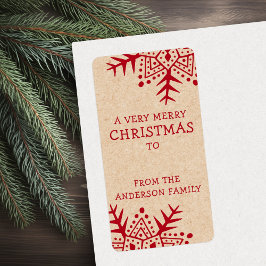 Weiße Volkskunst Schneeflocke Kraft aus Geschenk