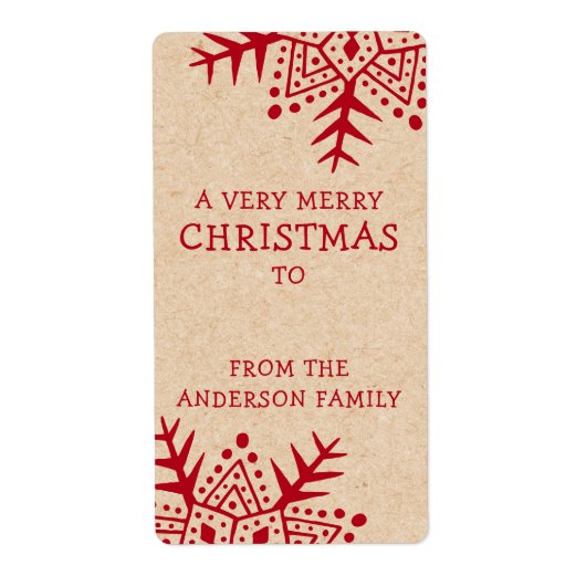 Weiße Volkskunst Schneeflocke Kraft aus Geschenk (Vorne)