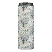 Weiße Volkskunst, Wald Erde Tones Thermosbecher (Rückseite)