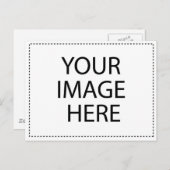 Weiße Vorlage Postkarte (Vorne/Hinten)