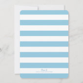 Weiße Wale Stilvolle Baby-Dusche einladen abgerund Einladung (Rückseite)