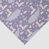 Weiße Wale und Butterfresser Seidenpapier (Ausschnitt)