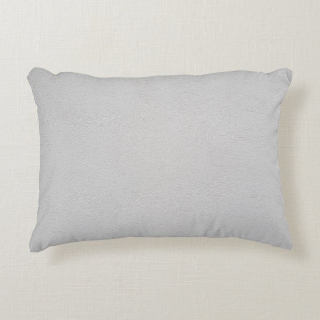 Weiße Wand aus Plaster Dekokissen (Vorderseite)