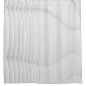 Weiße Wand Duschvorhang (Vorderseite)