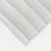 Weiße Wand Fleecedecke (Ecke)