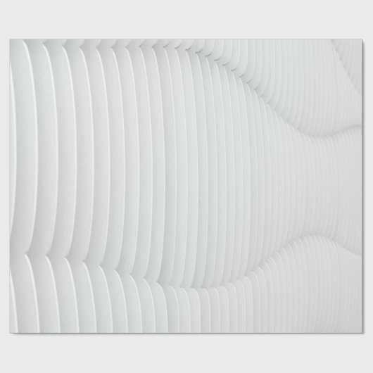 Weiße Wand Geschenkpapier (Flach)