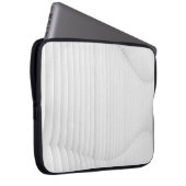 Weiße Wand Laptopschutzhülle (Vorne Rechts)