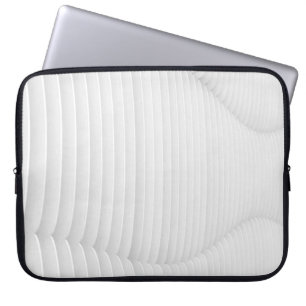 Weiße Wand Laptopschutzhülle