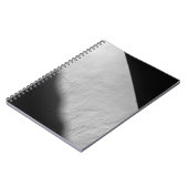 WEISSE WAND MIT SCHWARZTEXTIL NOTIZBLOCK (Linke Seite)