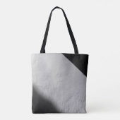 WEISSE WAND MIT SCHWARZTEXTIL TASCHE (Rückseite)