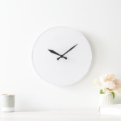 Weiße Wand-Uhr Große Wanduhr (Zuhause)
