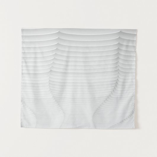 Weiße Wand Wandteppich (Vorderseite (Horizontal))