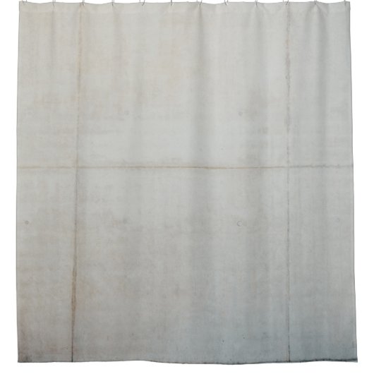 Weiße Wandfliesen Duschvorhang (Vorderseite)