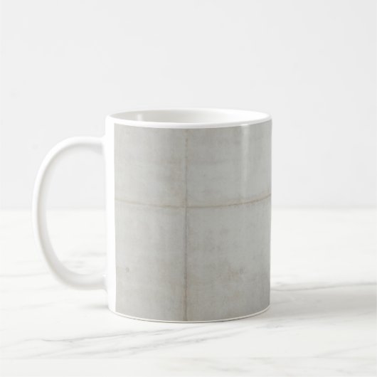 Weiße Wandfliesen Kaffeetasse (Links)