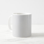 Weiße Wandtextur grunge Kaffeetasse (Vorderseite Links)