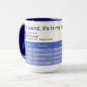 Weiße Warteschlange Tasse (Vorderseite Links)