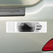 Weiße Waschmaschine Autoaufkleber (Auf Auto)